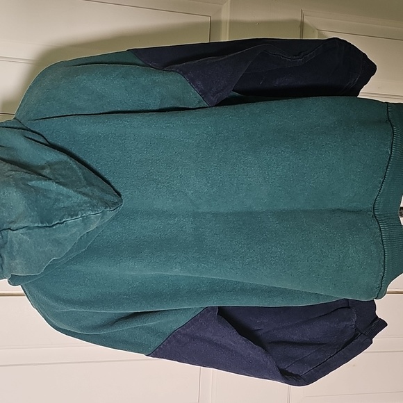 SAUSALITO hoodie By Crazy Shirt. Hawaii With Patches. Meduim Green - Picture 6 of 7